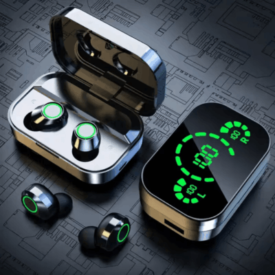 Stereo Sport Earbuds – Touch Control with Charging Case